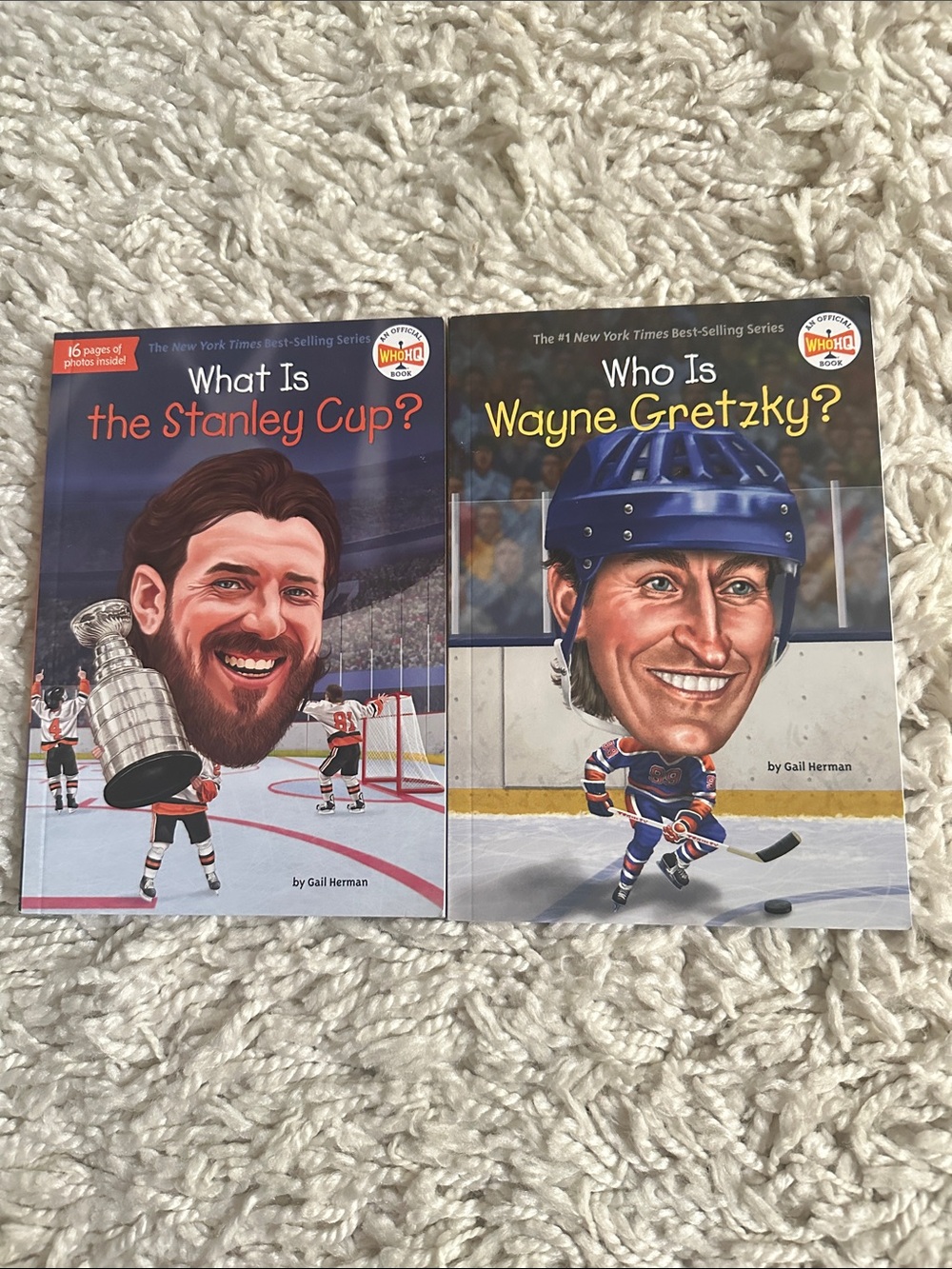Who Is Books Set of 2 Stanley Cup and Wayne Gretzky